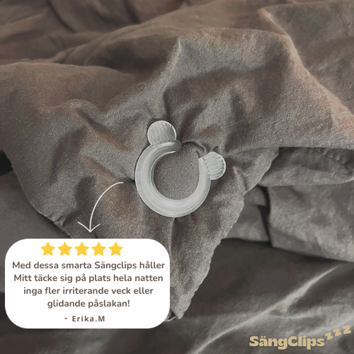 Sängclips – Håller täcket på plats